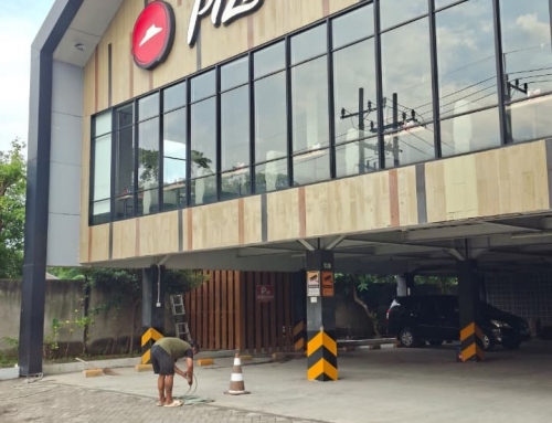 PROYEK RENOVASI LANTAI PARKIR DAN AREA INDOOR PIZZA HUT MERR SURABAYA